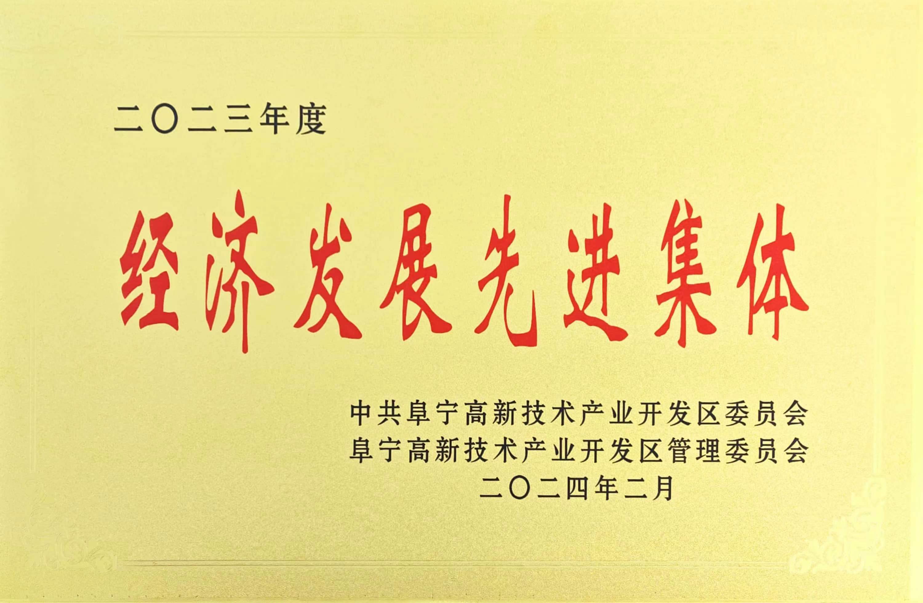經濟發(fā)展先進集體